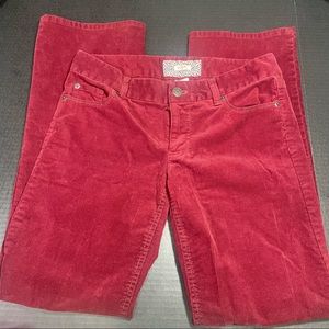 Pristine & Gorgeous J Crew 4 short burgundy cords Rich & stunning color FIRM$$